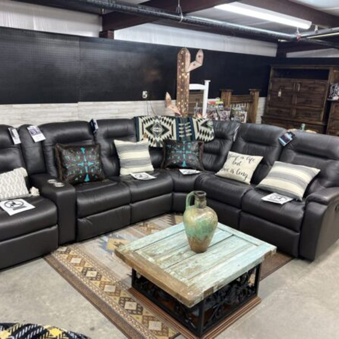 Catalina Two way power reclining full grain leather livingroom set